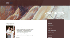 Desktop Screenshot of hotelhooghuys.be
